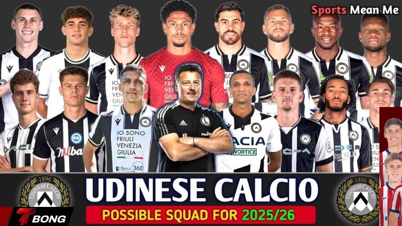 Đội hình hiện tại của Udinese